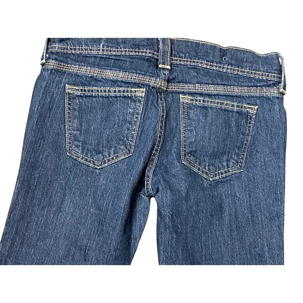 (5 for $25) Old Navy Ultra Low Waist Skinny Jeans in Dark Wash Size 4 - Picture 5 of 5